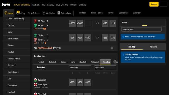 Bwin casino screenshot